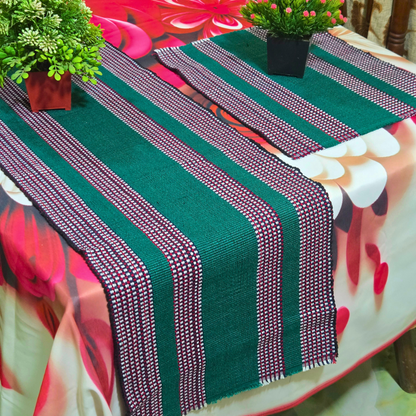 Handmade Cotton Table Runner Set – Design B